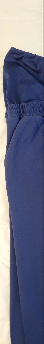 WonderWink Navy Maternity Jogger Pants with Support Panel - Picture 16 of 16